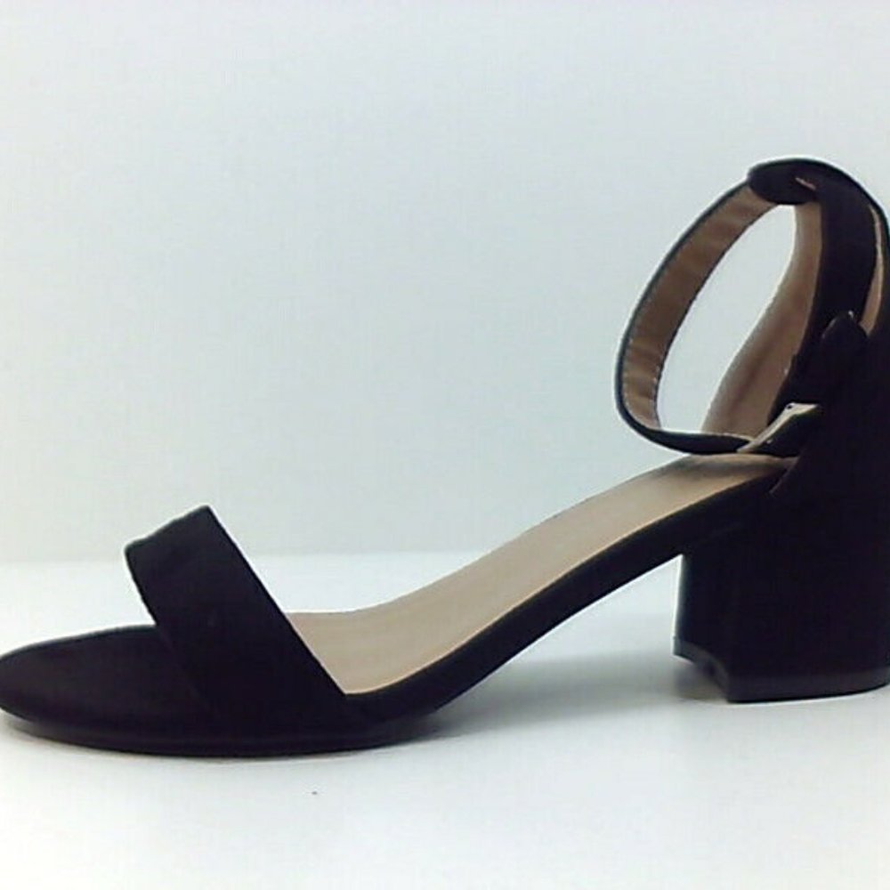 Fashion Women’s Ankle Strap Heel Sandal - Black - Picture 14 of 14
